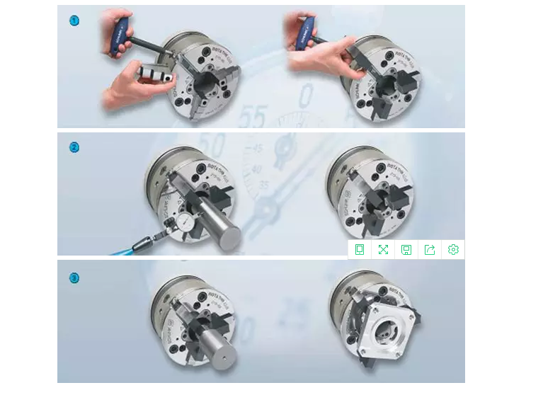 SCHUNK卡盤的基本結(jié)構(gòu)包括強(qiáng)化處理的卡盤基體，充分的油脂潤滑，磨損極為輕微。因此保持高精度下更長的使用壽命。獨(dú)具特色的外輪廓設(shè)計(jì)，使盡量少的冷卻液殘留在機(jī)床主軸或主軸軸承處。極端穩(wěn)固的盤體防止了因更高的夾持力及徑向負(fù)荷導(dǎo)致的精度失穩(wěn)狀況。大通孔，利于大尺寸棒料的通過及自動(dòng)上下料 ?；Αㄓ眯院茫cF型及Duro型匹配。  　　卡爪快換系統(tǒng)：使用獨(dú)立鎖緊的卡爪，保持高精度的同時(shí)，極大縮短輔助時(shí)間(調(diào)整、更換)。