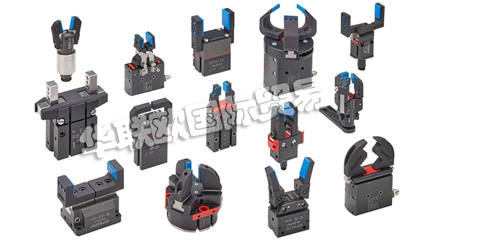 美國(guó)GIMATIC公司的產(chǎn)品主要是做夾爪夾具：GIMATIC電動(dòng)夾爪、GIMATIC氣動(dòng)夾爪電動(dòng)夾爪、氣動(dòng)夾爪、電動(dòng)抓手、緊湊型夾爪、塑料夾具、電動(dòng)旋轉(zhuǎn)執(zhí)行器、電氣分度表、自定心電動(dòng)夾爪、三爪平行自定心電動(dòng)夾爪、兩爪平行自定心電動(dòng)夾爪、3D打印夾爪、直線導(dǎo)軌、線性執(zhí)行器、特殊執(zhí)行器、滑動(dòng)軸承、線性滑軌、迷你滑軌、起重器、模塊化接口、真空套件、真空末端執(zhí)行器、處理傳感器、SB-傳感器盒、模塊化傳感器盒、電感式傳感器、超聲波傳感器、震動(dòng)傳感器、膨脹爪、澆口夾爪、感測(cè)器、真空杯。