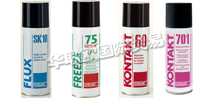 德國KONTAKT CHEMIE公司主要供應(yīng)：德國KONTAKT CHEMIE清潔劑,KONTAKT CHEMIE助焊劑，潤(rùn)滑劑，防銹劑，稀釋劑，焊料吸收劑，冷卻劑噴霧，屏幕清潔劑等產(chǎn)品。