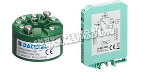 DATEXEL公司制造各種溫度變送器，頭戴式溫度變送器，信號轉換器，信號隔離器，跳閘放大器，熱電偶轉換器，電流信號調節(jié)器，回路供電指示器，信號分配器，分布式I/O模塊，用于PLC的A/D接口，跳閘放大器，電源，電流回路隔離器和回路供電數字指示器。下文為您介紹DATEXEL溫度變送器。